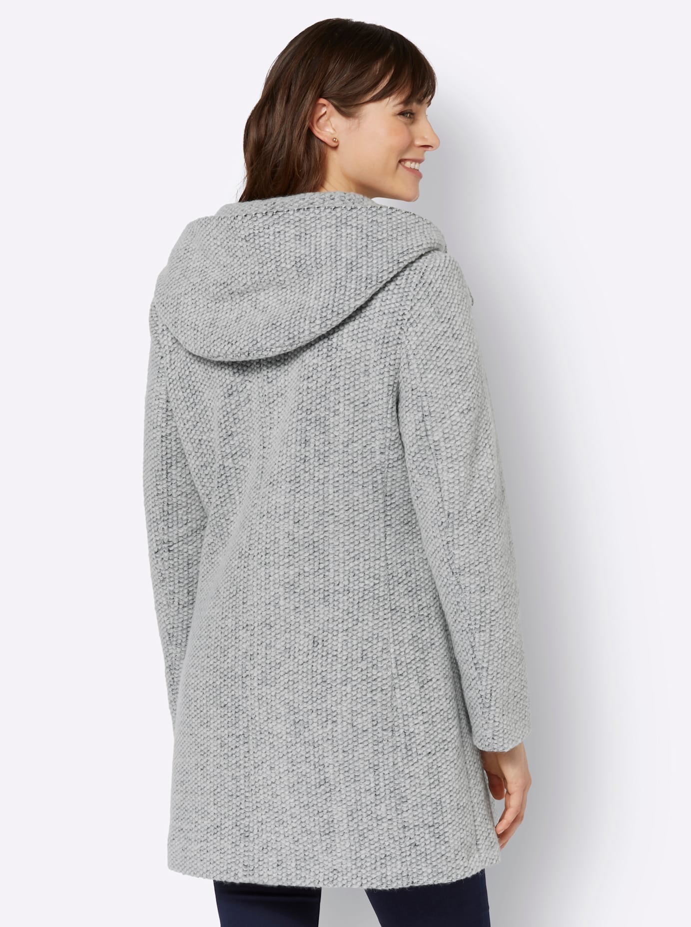 Langjacke, mit Kapuze