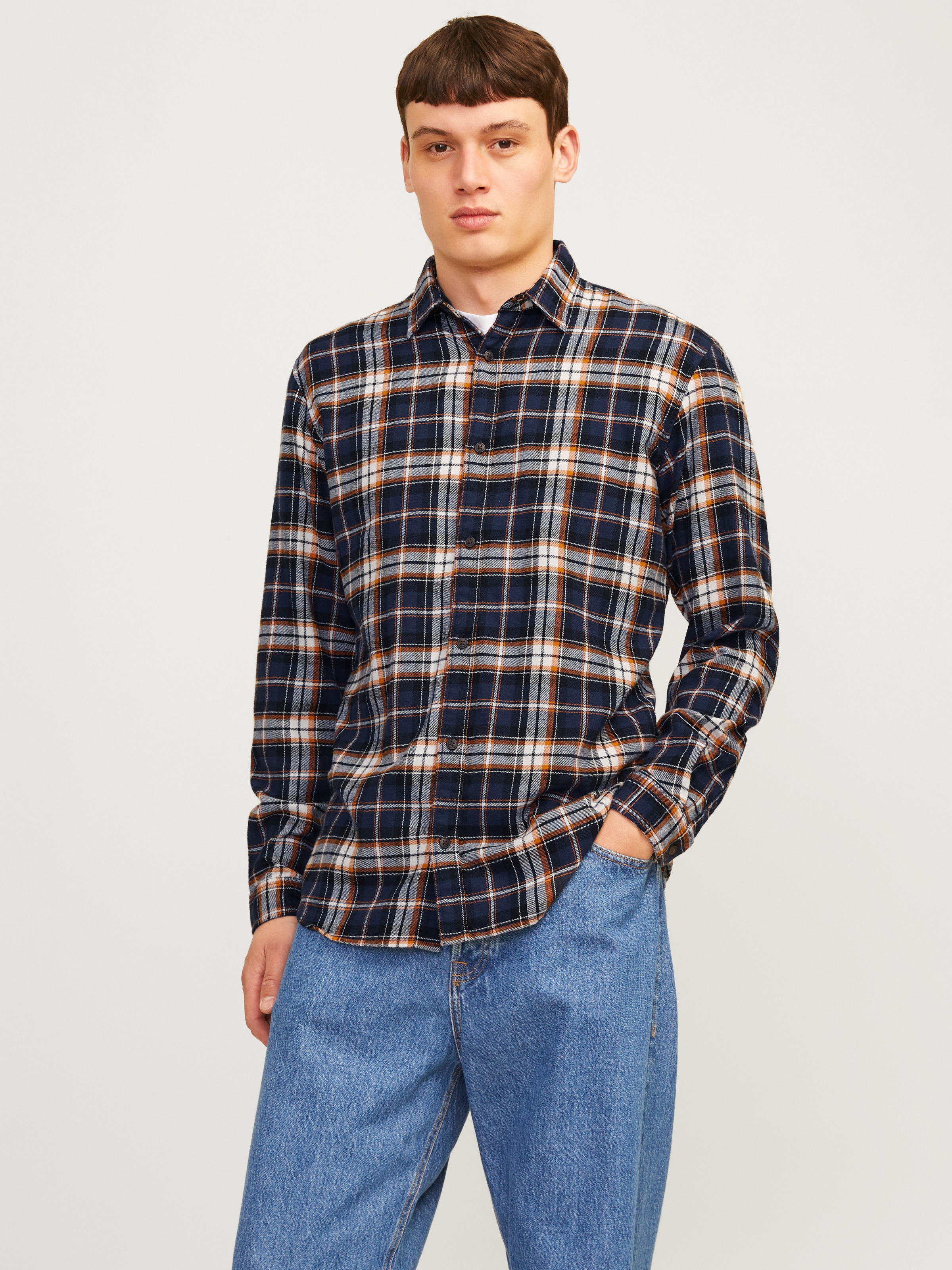 Jack & Jones Langarmhemd »JJJOSHUA FALL FLANNEL SHIRT LS«