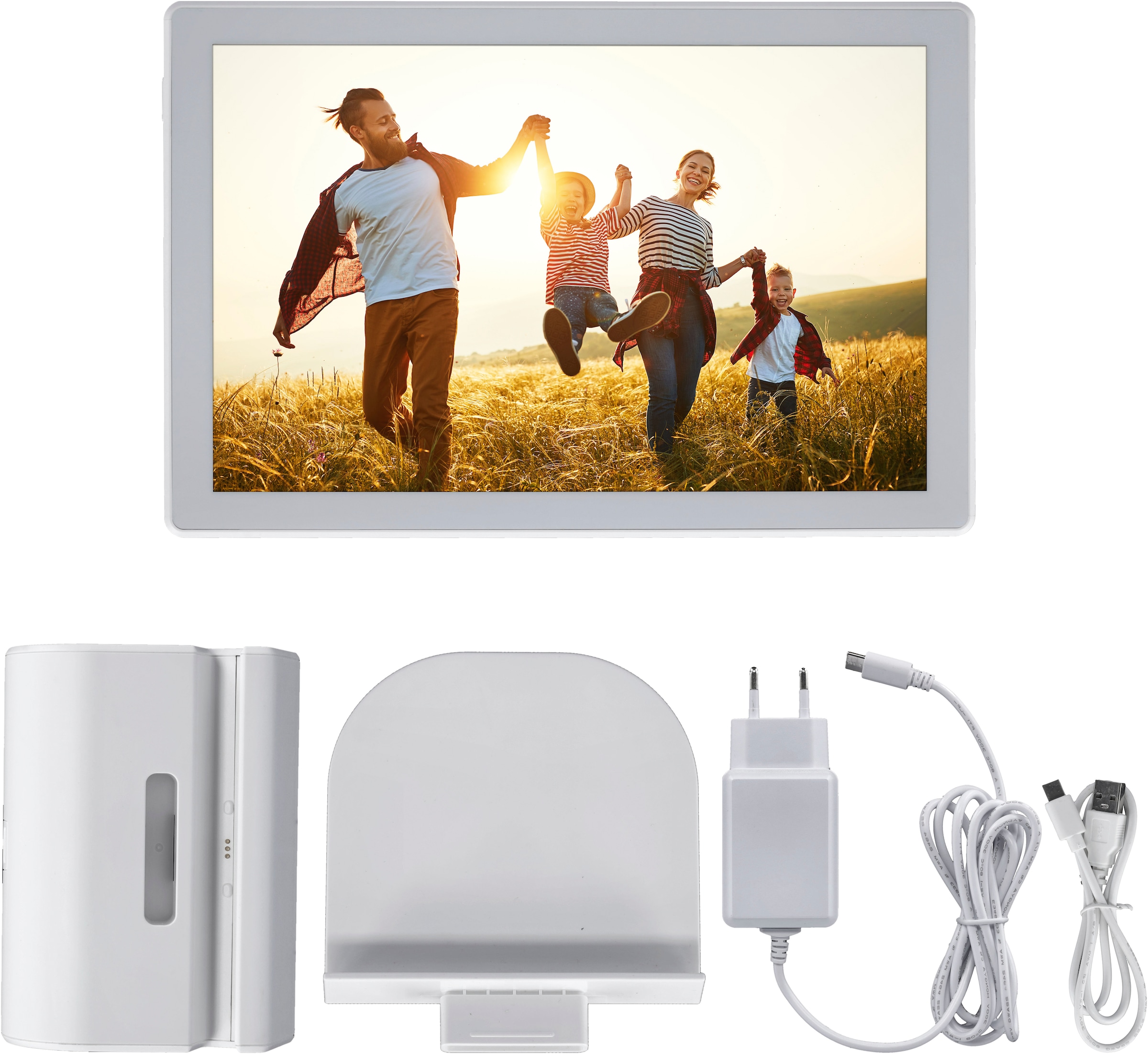 Rollei Digitaler Bilderrahmen »Smart Frame WiFi 106 Portable«, 25,53 cm/10,1 Zoll, 1280 x 800 px Pixel, 8 GB