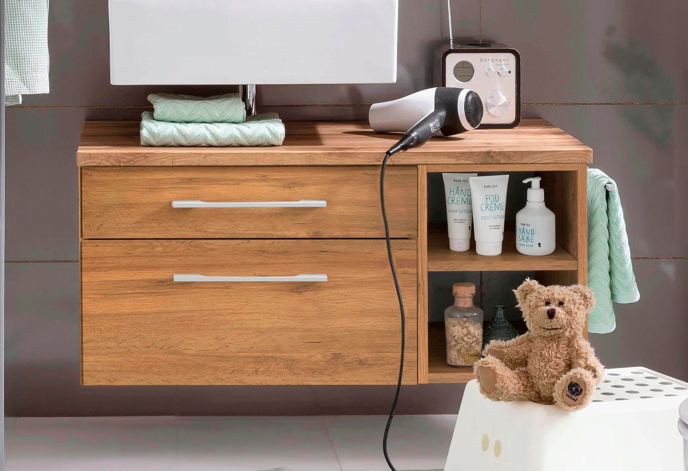 welltime Waschbeckenunterschrank »Davos«, Breite 90 cm