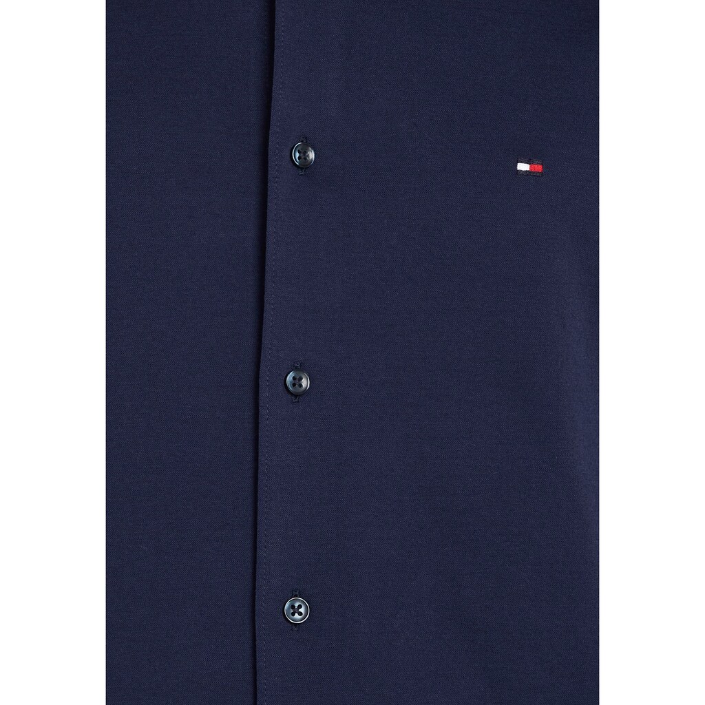 Tommy Hilfiger TAILORED Langarmhemd »CL JERSEY SOLID SF SHIRT«, (1 tlg.)