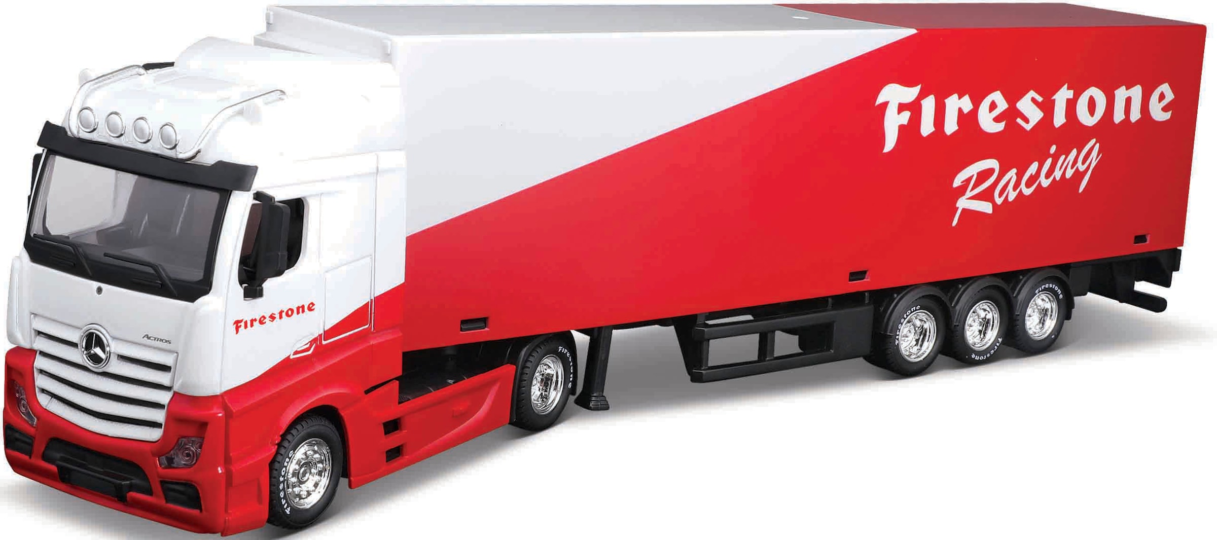 Sammlerauto »Streetfire MB Actros mit Aufleger Firestone«, 1:43