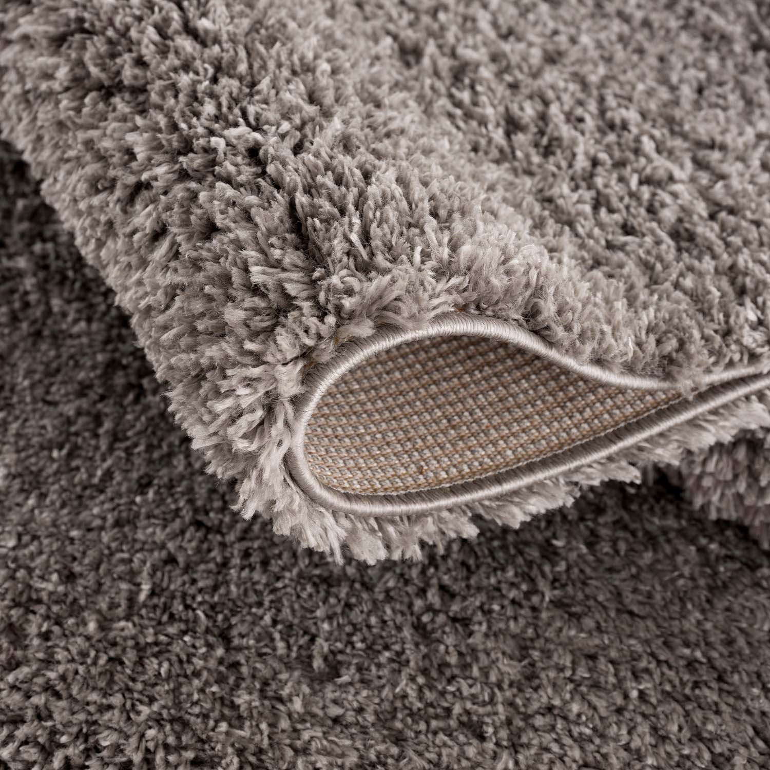 Carpet City Hochflor-Läufer »Pulpy 100«, rechteckig, 30 mm Höhe, besonders weich, mit Fransen, Uni Farben