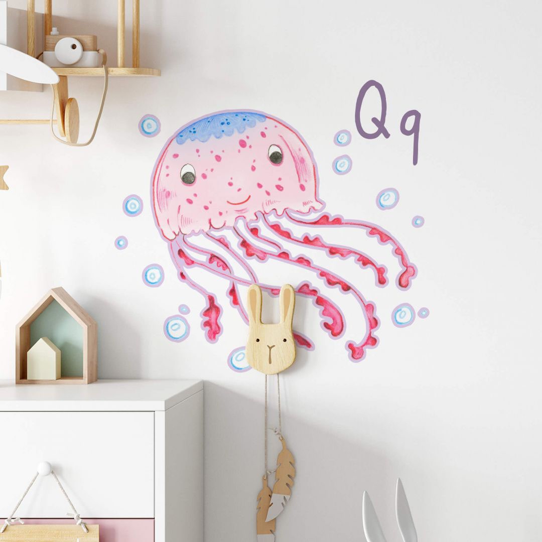 bestellen (1 Q«, St.) Wandtattoo bei OTTO online Unterwasserwelt »Qualle Wall-Art