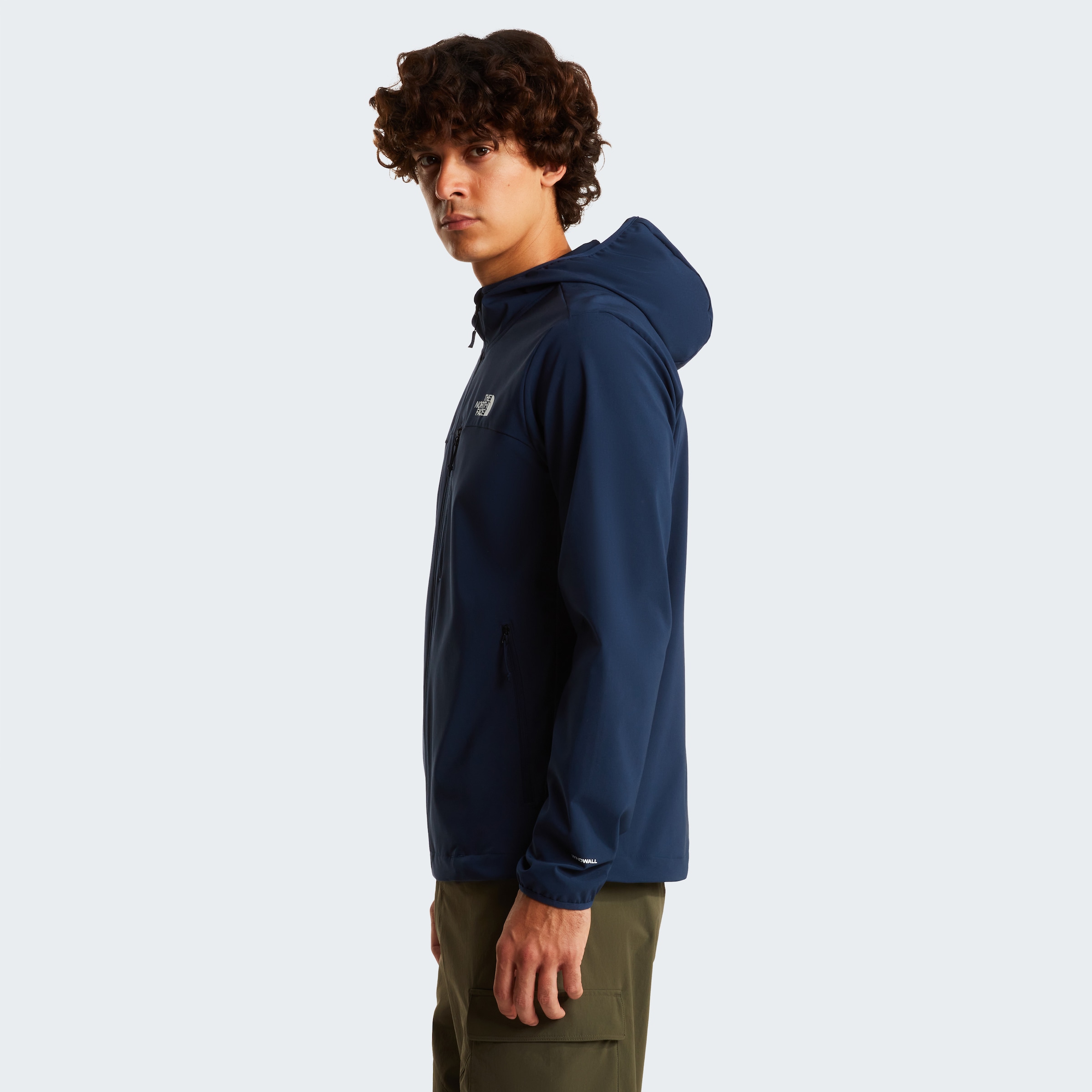 The North Face Softshelljacke »M NIMBLE HOODIE 2« 1 Stk. tlg. sportlicher Stil, atmungsaktives Material, hochelastisch