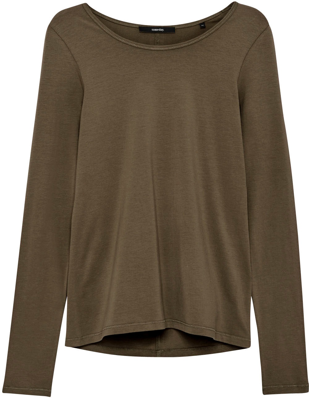 someday Langarmshirt »Kalia«, in Basic-Form
