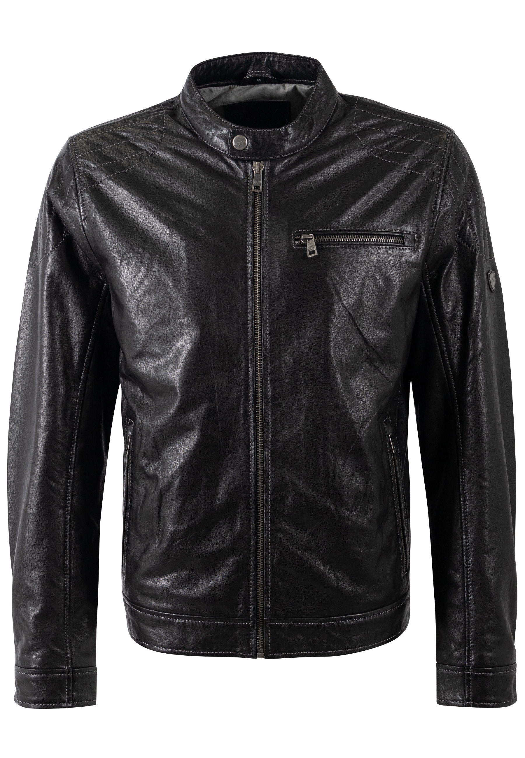 Mauritius Lederjacke »MMOrvay« mit Bikerkragen