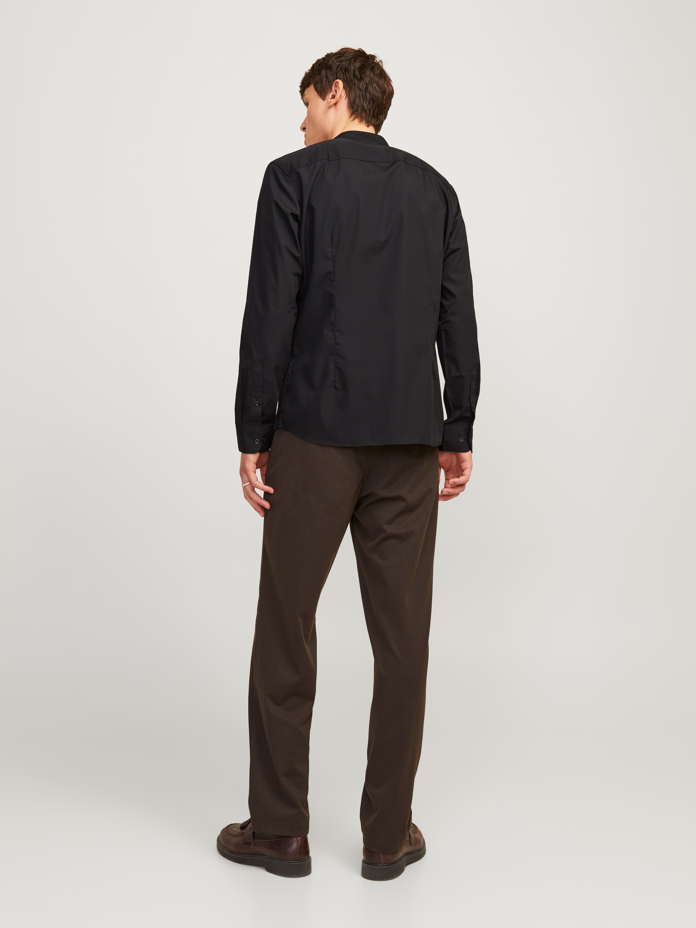 Jack & Jones Langarmhemd »JJJOE SHIRT LS PLAIN MAO«