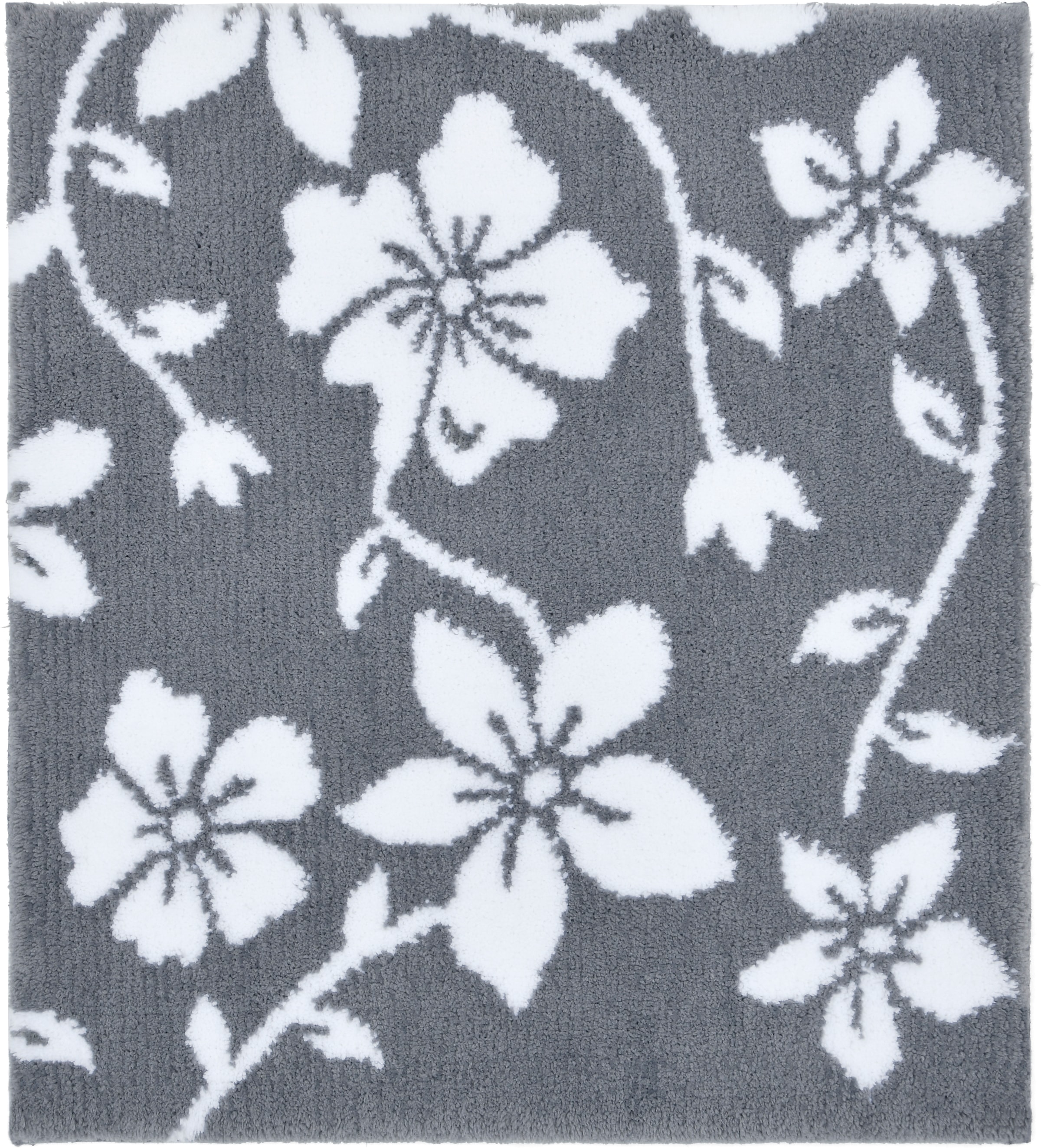 OTTO home Badematte »Daffney, Badvorleger, Badezimmer Teppich, Duschvorleger« Höhe 18 mm rutschhemmend beschichtet schnell trocknend Badteppich, Floral, Blumen Design