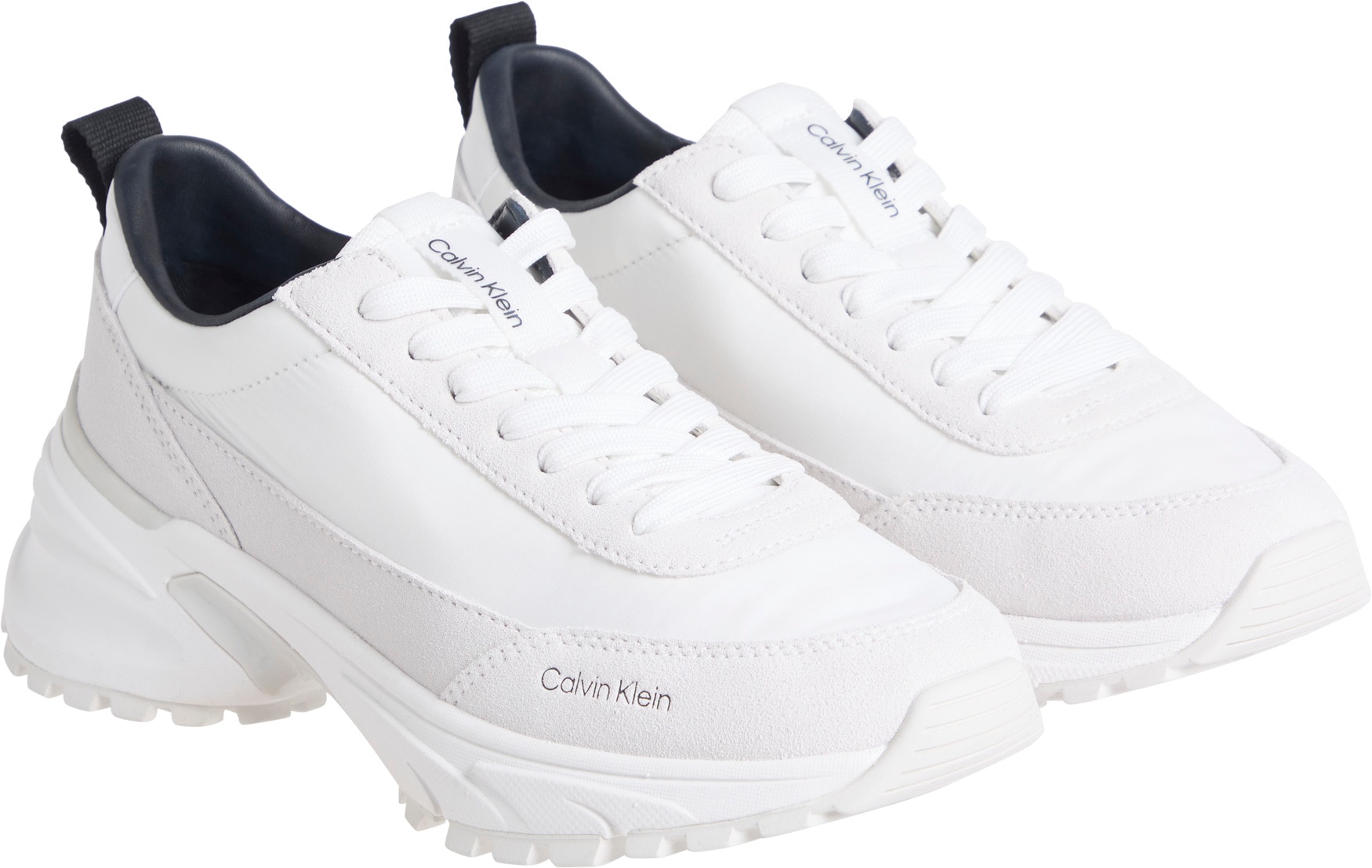 Calvin Klein Jeans Plateausneaker »HIKE RUNNER MG NYLON MIX«  Freizeitschuh, Halbschuh, Schnürschuh mit Profilsohle