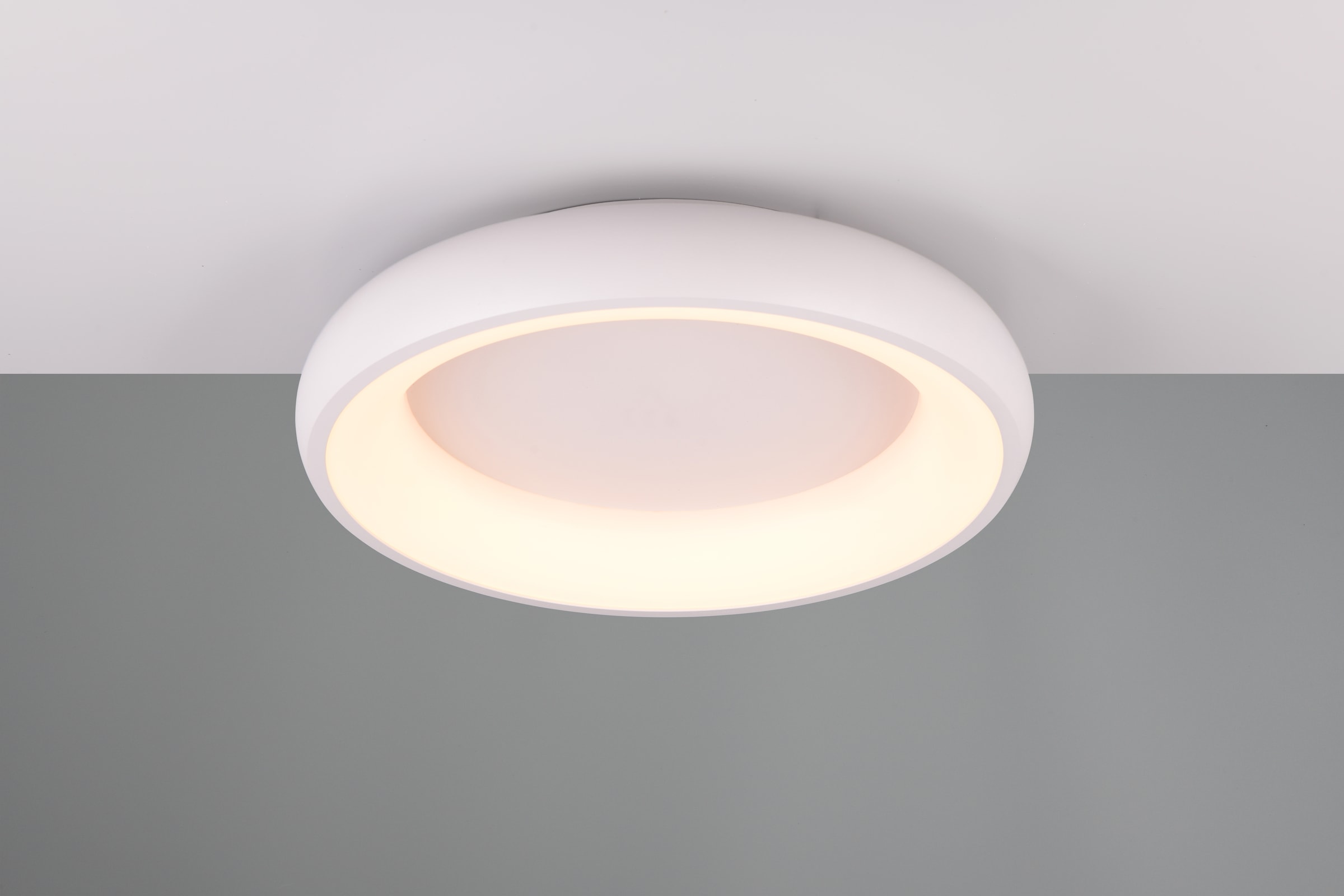 TRIO Leuchten LED Deckenleuchte »CARDONA, runde LED Deckenlampe Büro, Ø 46cm, 3300 Lumen 29W, dimmbar« LED-Board 1 Stk. warmweiß - kaltweiß CCT - Lichtfarbe einstellbar 2300/3000/4000K, auch Wandmontage möglich