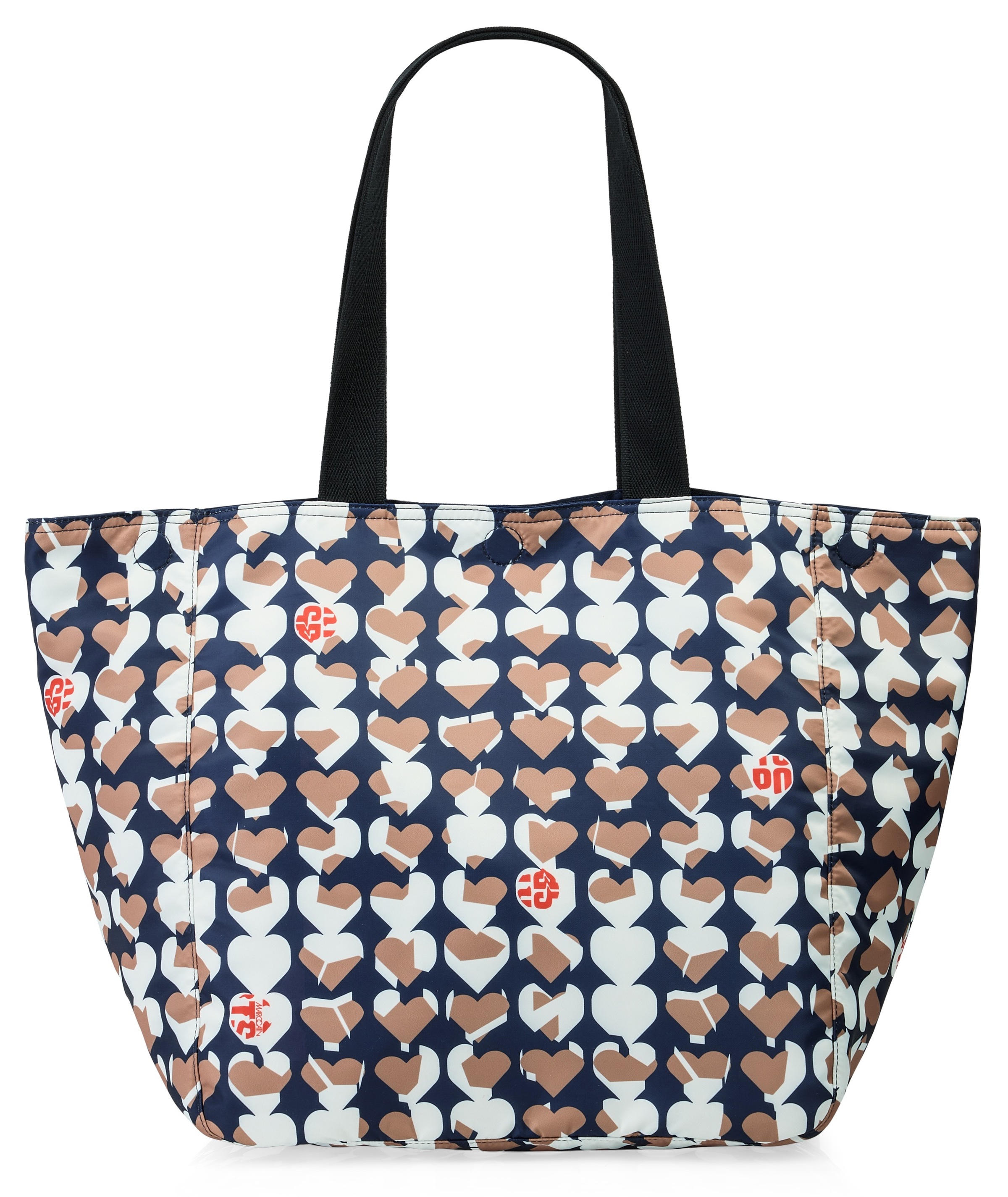 Marc Cain Shopper »"Happy Classics"«, Schultertasche, Sporttasche mit auffälligem Print