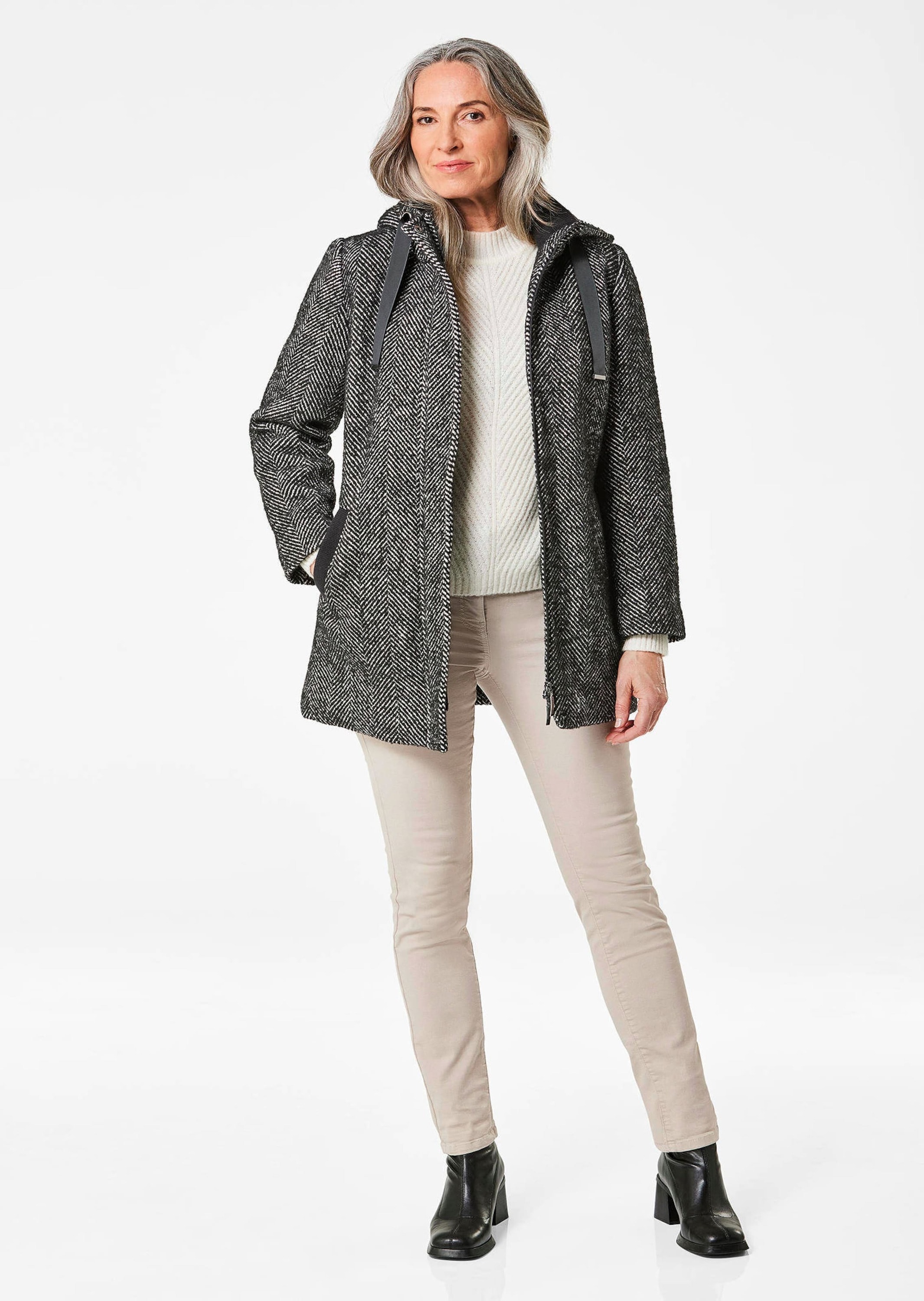 GOLDNER Langmantel »Kurzmantel«