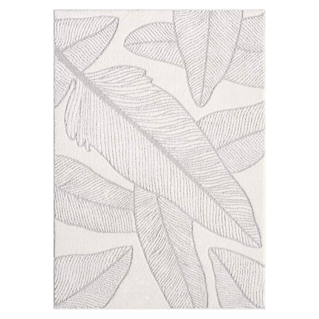 Carpet City Teppich »LOUNGE 0629«, rechteckig, 15 mm Höhe, Kurzflor-Teppich Modern, Hoch-Tief-Struktur, Wohnzimmer, Schlafzimmer