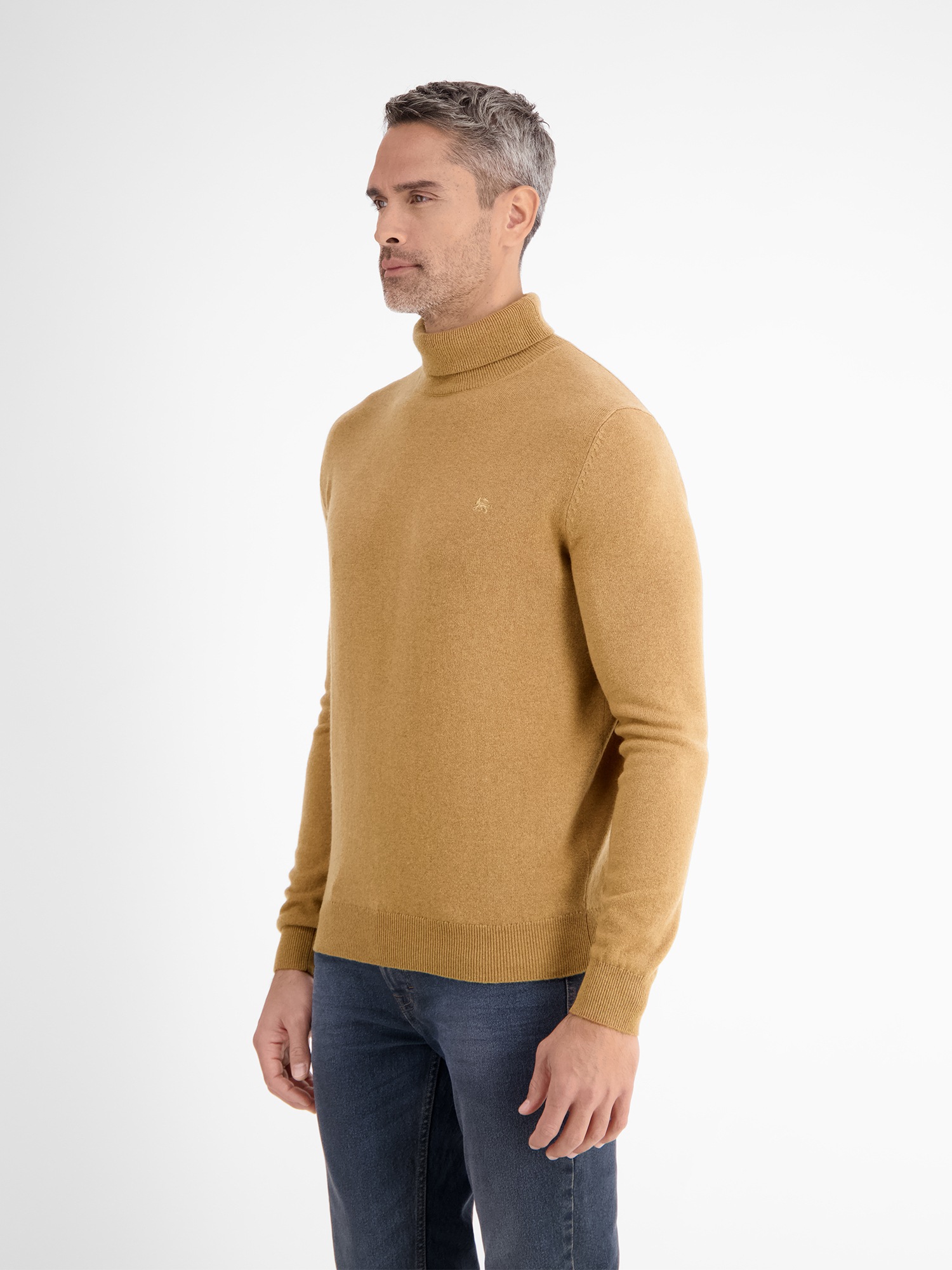 LERROS Strickpullover »LERROS Schurwoll-Rollkragenpullover mit Kaschmiranteil«