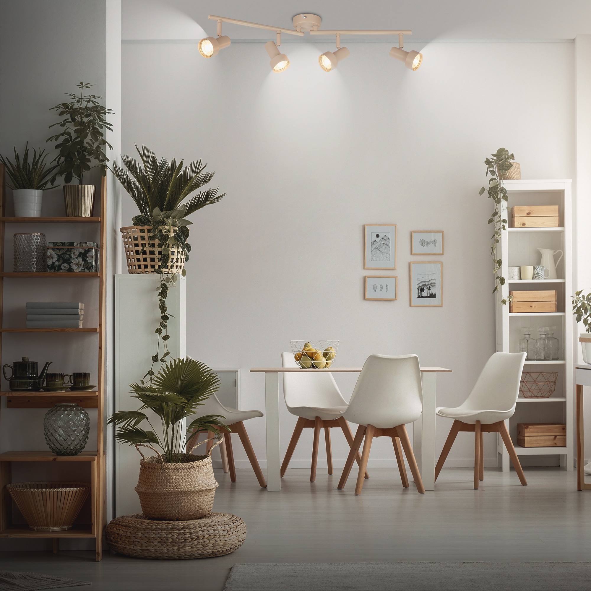 Briloner Leuchten LED Deckenspots »TAPP« GU10 1 Stk. 60,5x13,5 cm, Wohnzimmer, Schlafzimmer, Flur, Büro