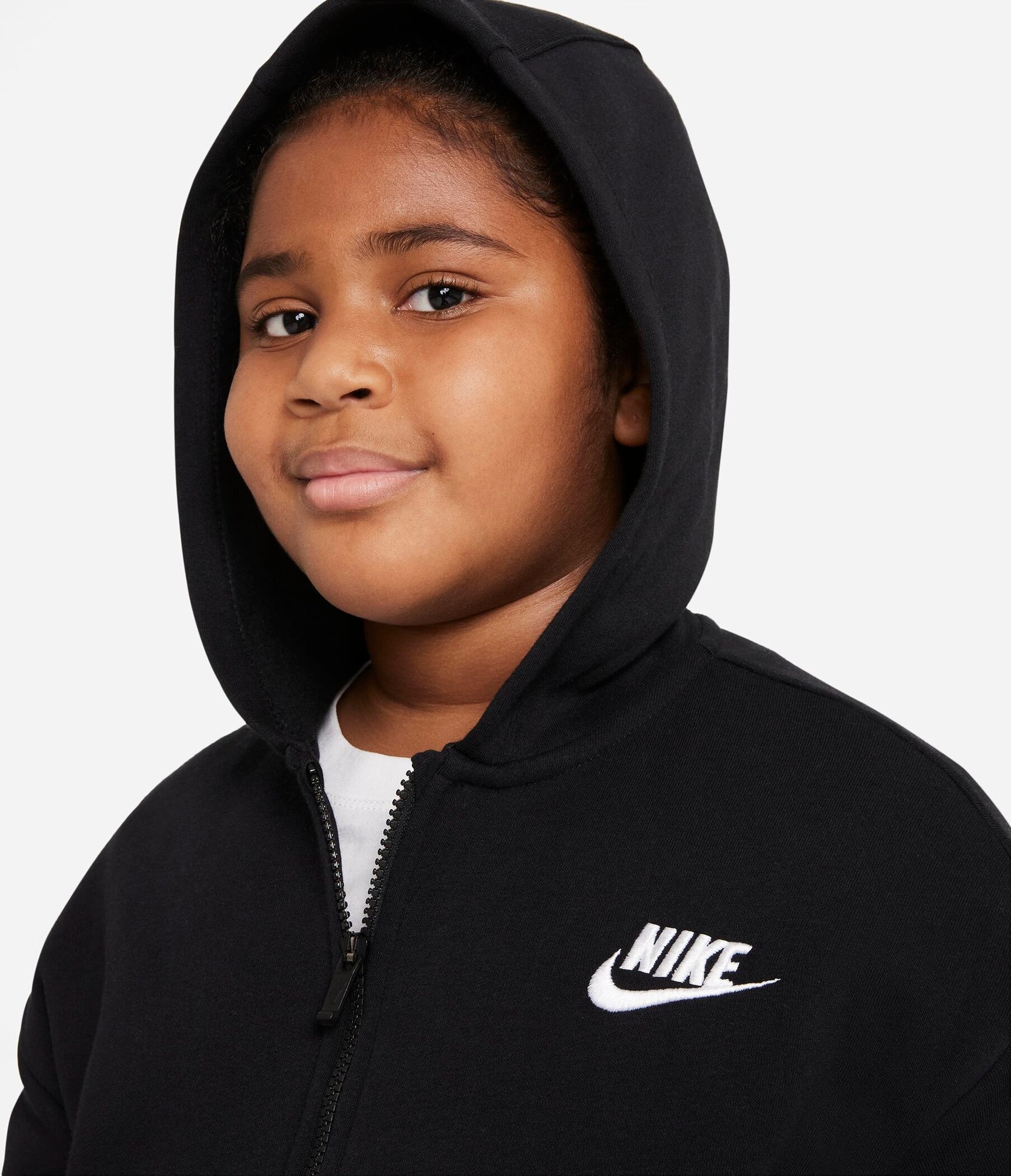 Nike Sportswear Kapuzensweatjacke »Club Fleece Big Kids' (Girls') Full-Zip Hoodie«