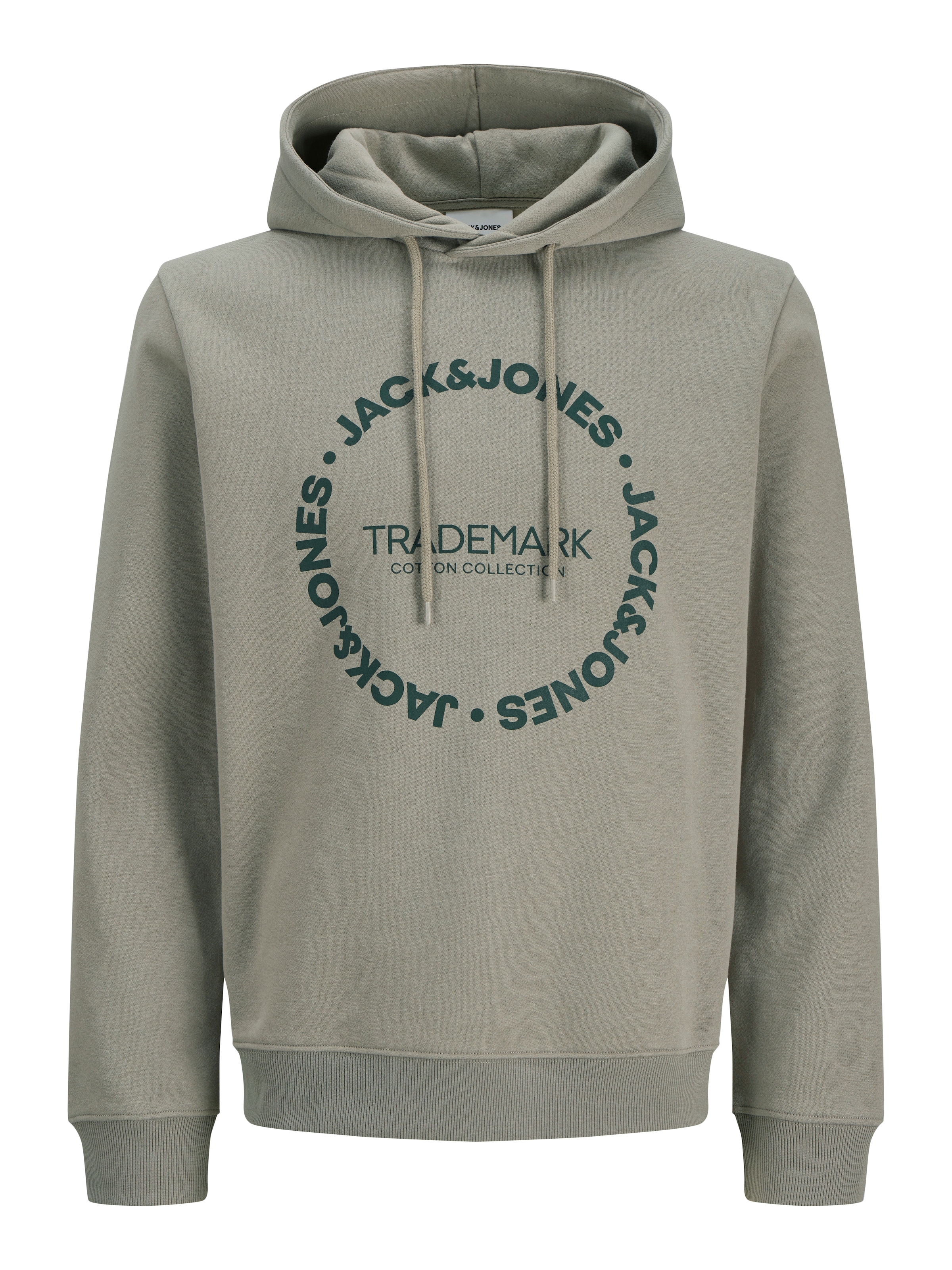 Jack & Jones Kapuzensweatshirt »JJBENSON SWEAT HOOD«, Materialmix, regular fit
