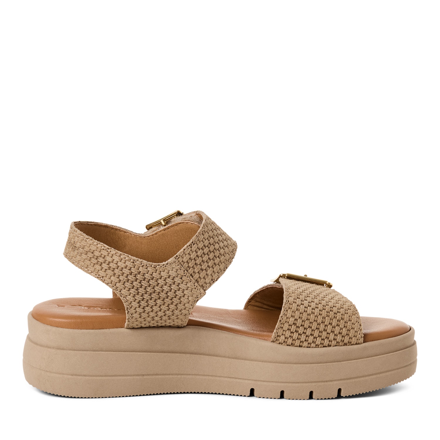 Tamaris Sandalette  Plateau, Riemchensandale, Sommerschuh mit Logoschriftzug