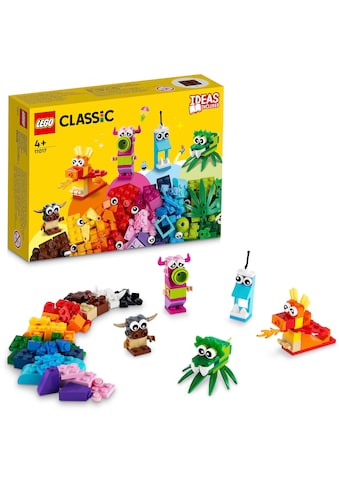LEGO® Konstruktionsspielsteine »Kreative Monster (11017), LEGO® Classic«, (140 St.),... kaufen