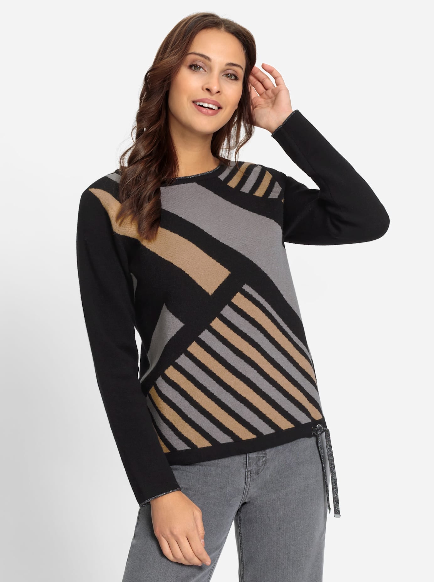 Inspirationen Strickpullover »Langarm-Pullover«
