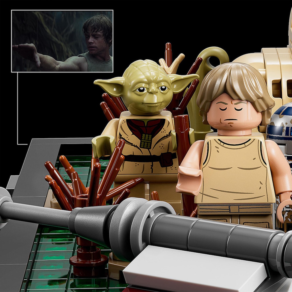 LEGO® Konstruktionsspielsteine »Jedi™ Training auf Dagobah™ – Diorama (75330), LEGO® Star Wars™«, (1000 St.)