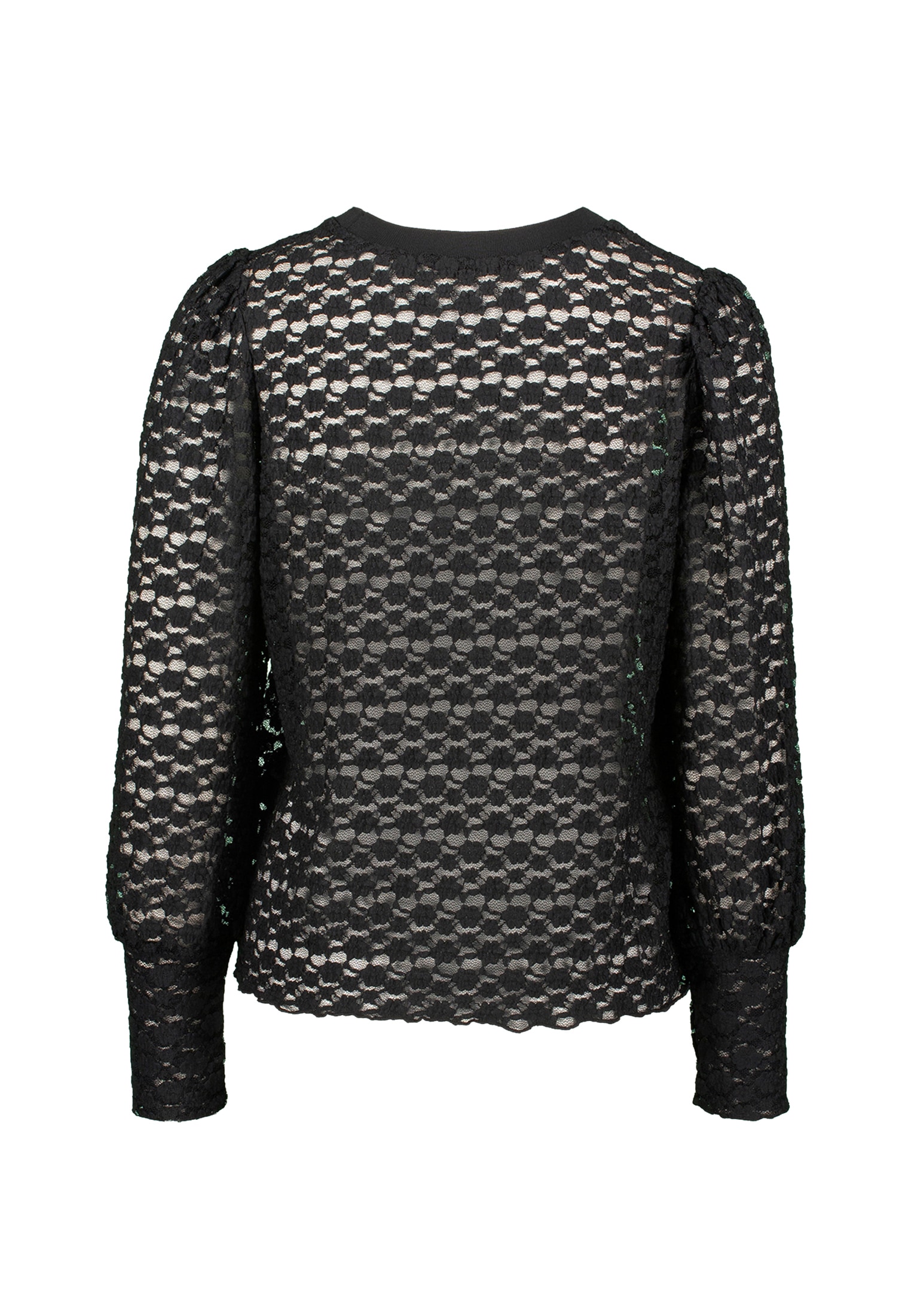Zero Spitzenbluse »Spitzenbluse mit Rundhalsausschnitt«