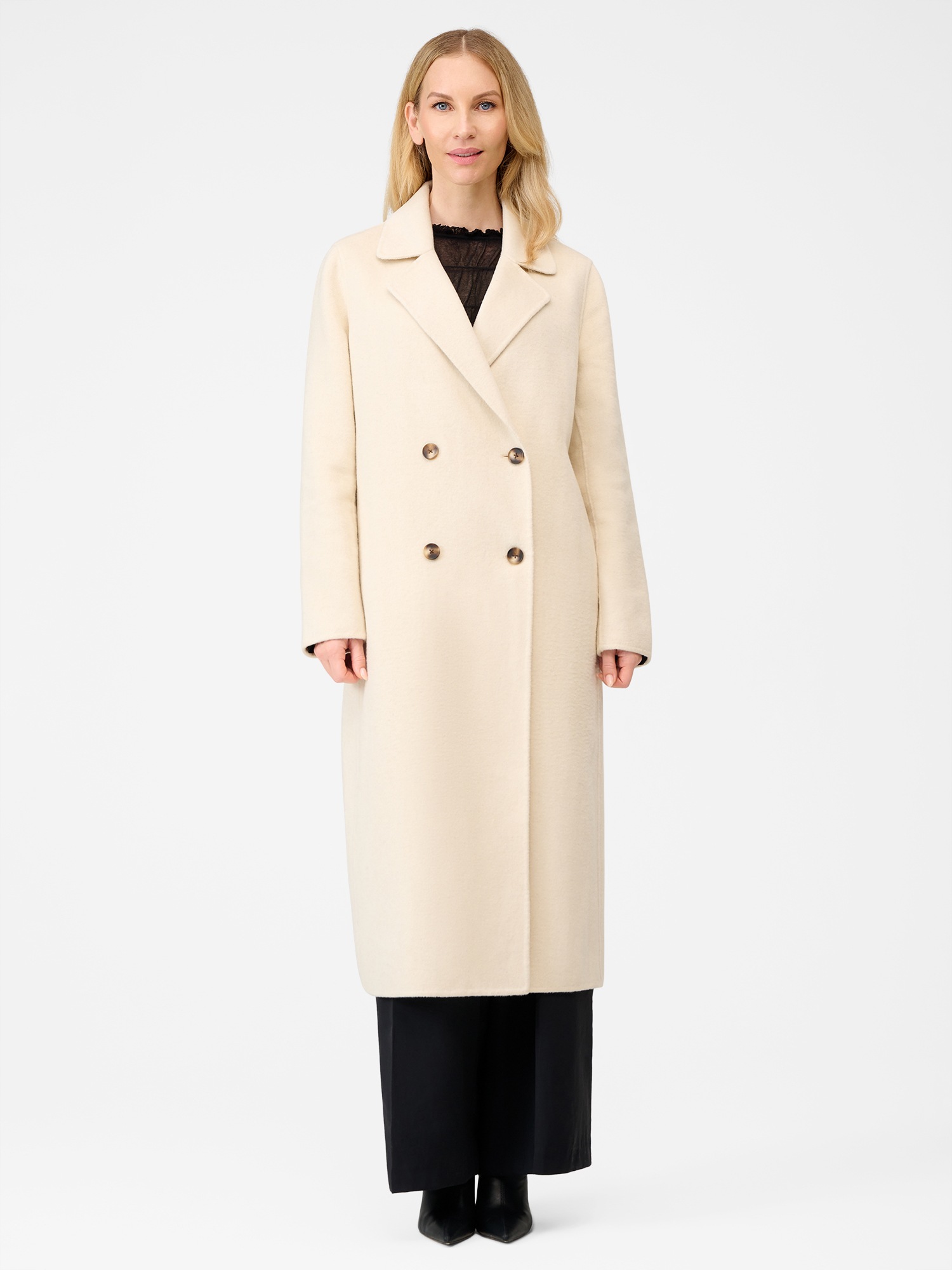 RICANO Wollmantel »Wollmantel Clara« Handgefertigt, aus feinster Double-Face Wool