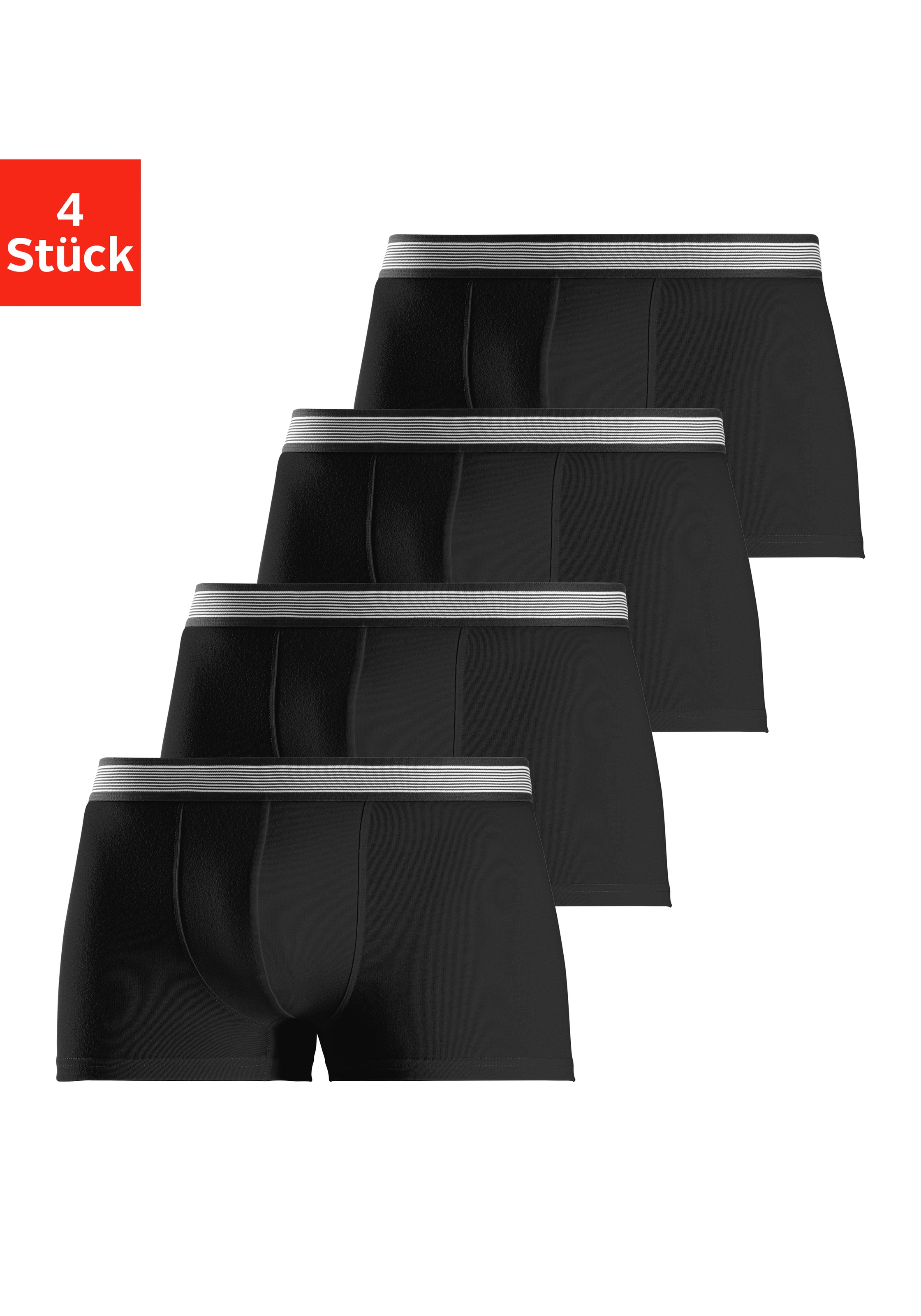 H.I.S Herren Boxer »Boxershorts für Herren« Packung in schwarz, Größe L