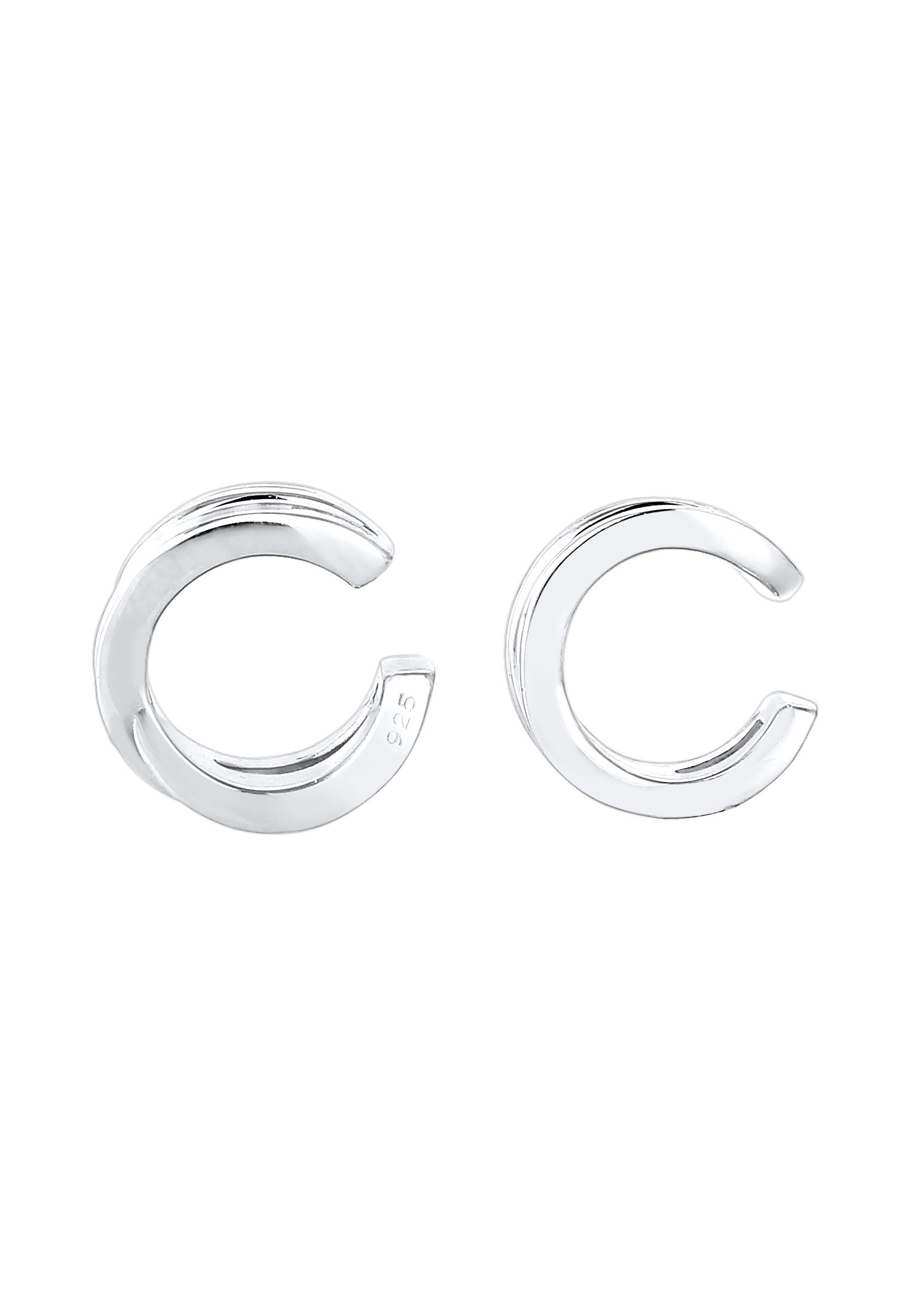 Elli Paar Ohrklemmen »Ohrringe Earcuff ohne Stein 925 Sterling Silber«