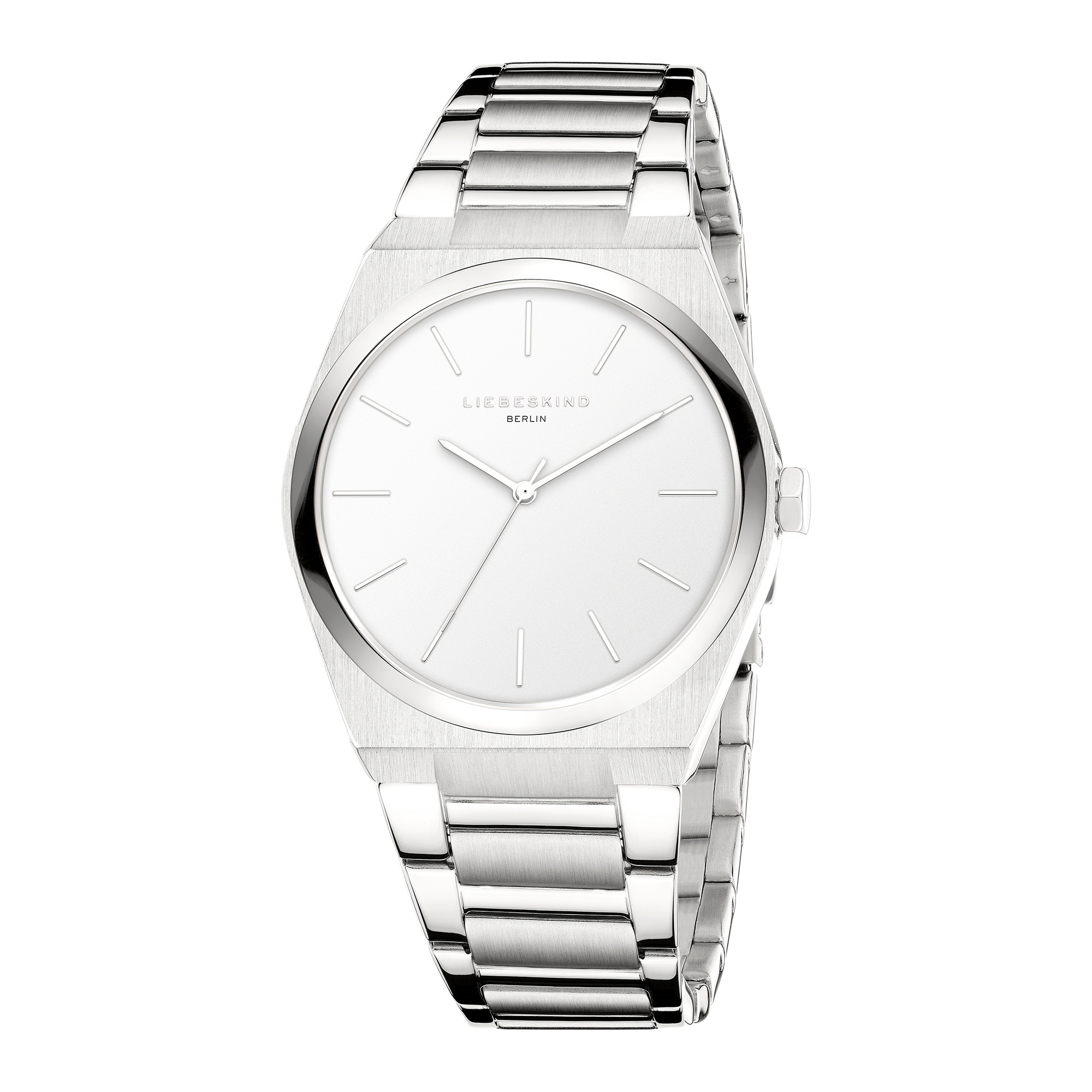 Liebeskind Berlin Quarzuhr »Minimalist 48 mm« Armbanduhr, Damenuhr, Herrenuhr, Edelstahlarmband, analog