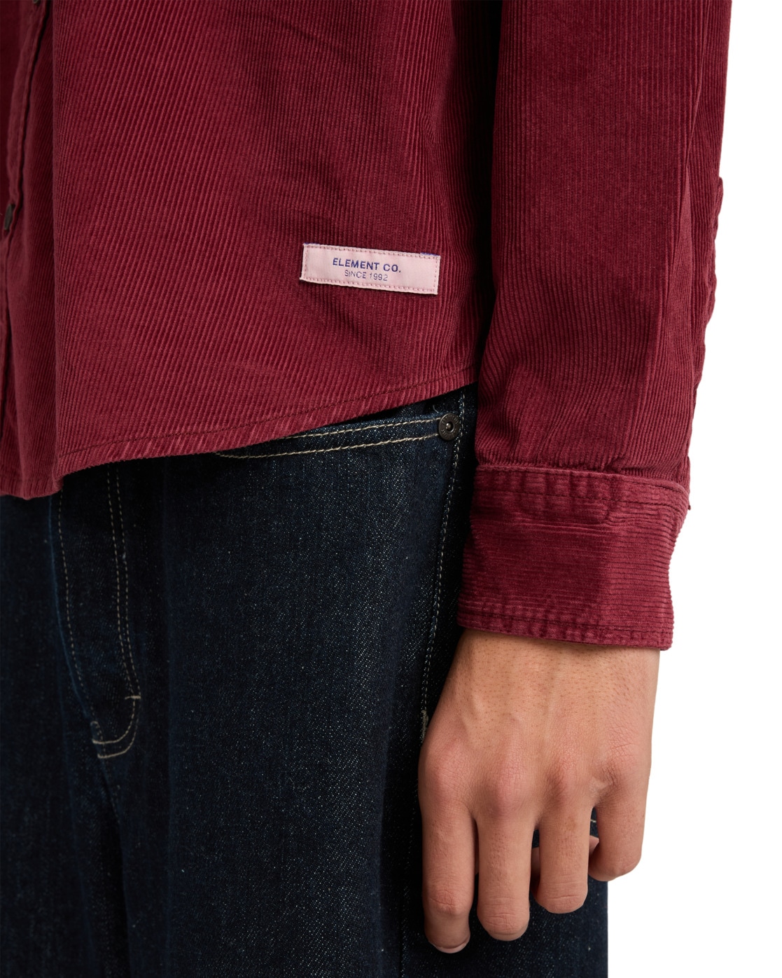 Element Langarmhemd »Button Down Regular Corduroy«