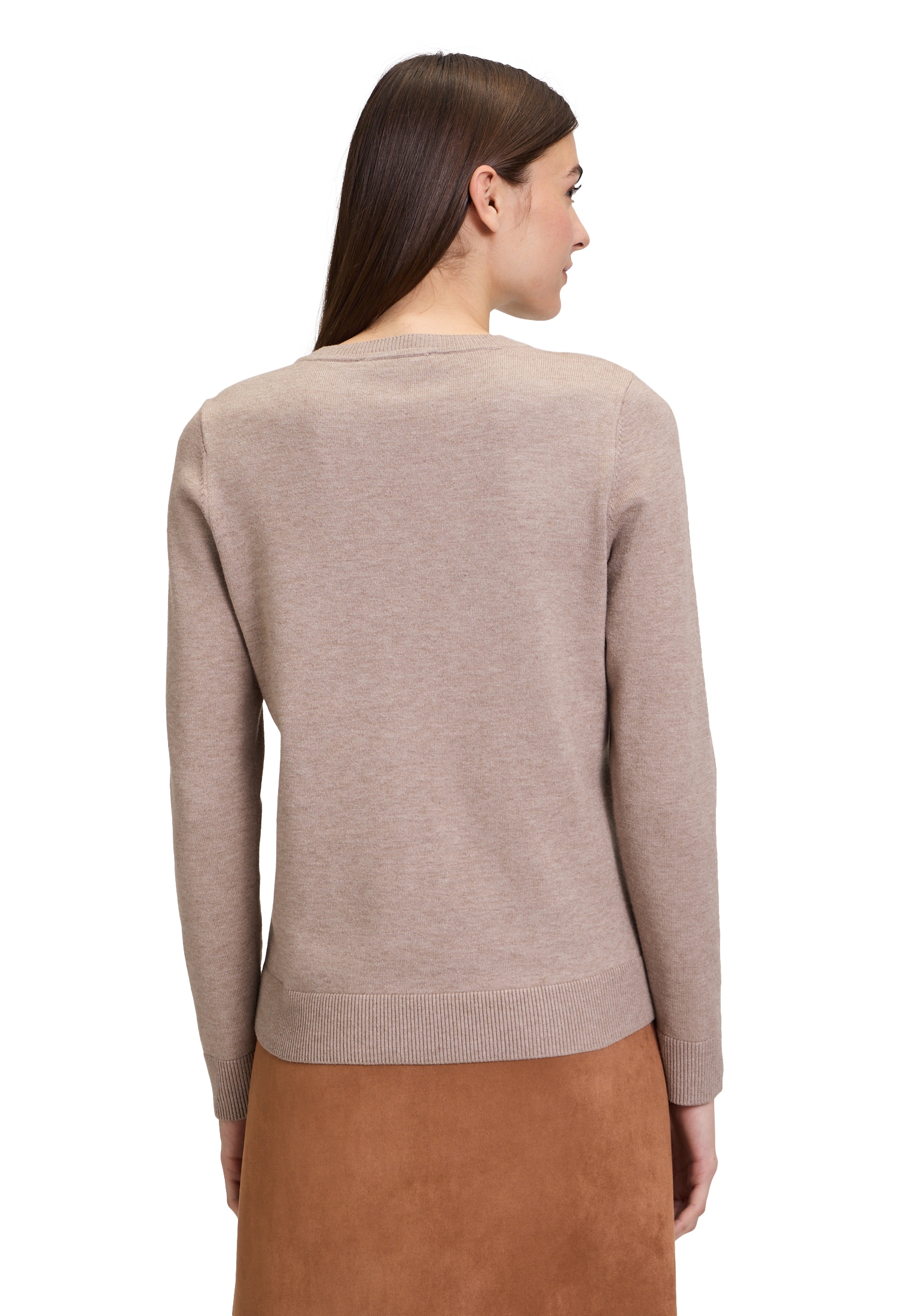Betty Barclay Rundhalspullover »Basic-Strickpullover mit Rundhalsausschnitt«