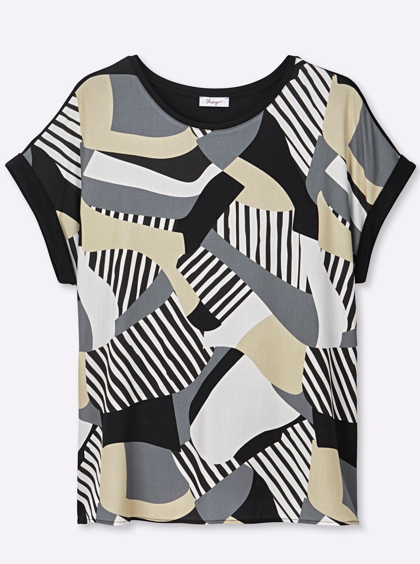 Sheego Blusenshirt »Shirt-Bluse« 1