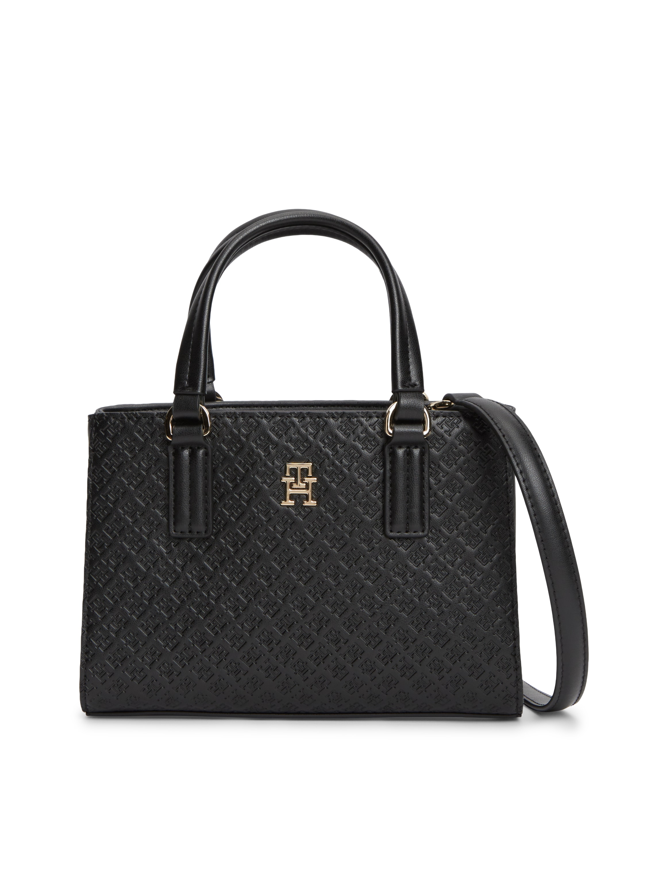 Tommy Hilfiger Tragetasche »TH DAILY MINI TOTE MONO« Damen Handtasche, Umhängetasche, Schultertasche mit TH-Schmuckelement