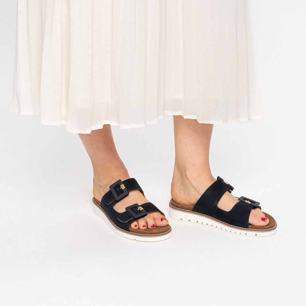 Ara Pantolette »KENT«  Schlupfschuh, Hausschuh, Bequemschuh in Komfortweite G (= weit)